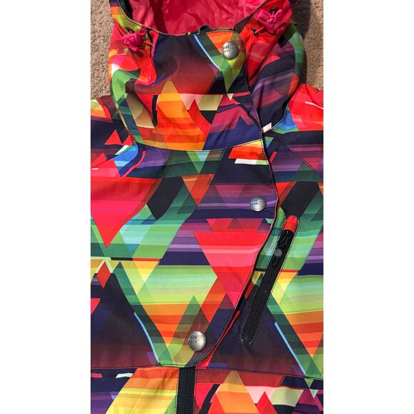 2010s Gsou Snow Geometric 10K Waterproof Ski Jacket snowboard winter Small - Picture 16 of 16